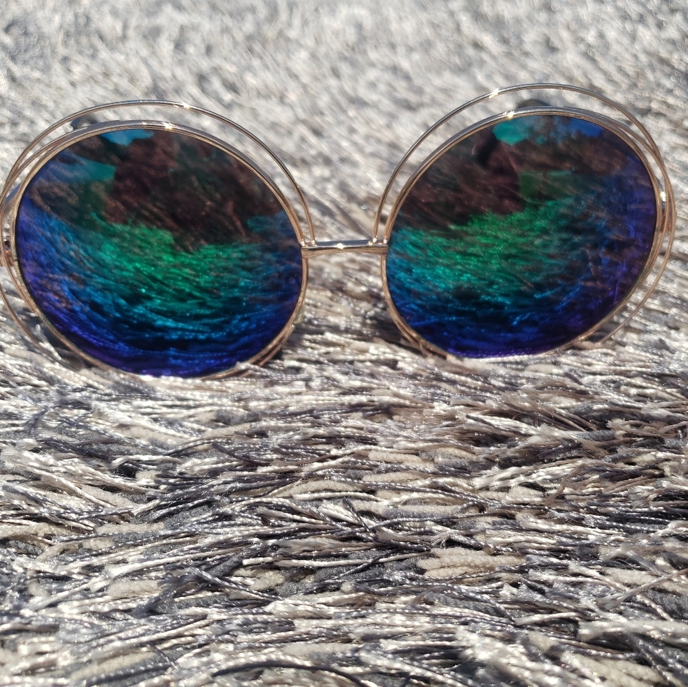 Gold Mirror Sunglasses
